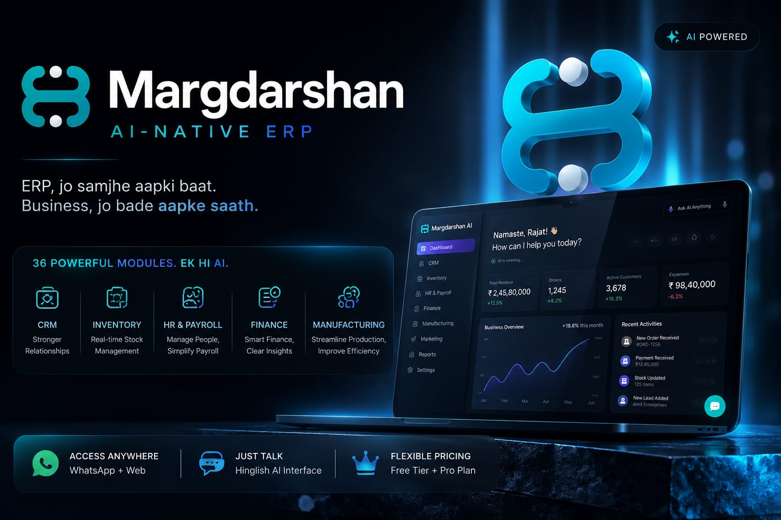 Margdarshan — AI-Native ERP
